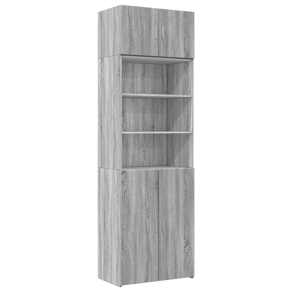 Tall Cabinet Gray Sonoma 70 x 42.5 x 225 cm Particleboard