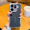Чехол для OPPO Find X9 Pro X9 Магнитный Лезвие Однотонная ПУ Кожа + Серебряная Рамка Защита Объектива Чехол-бампер для Oppo Find X 9