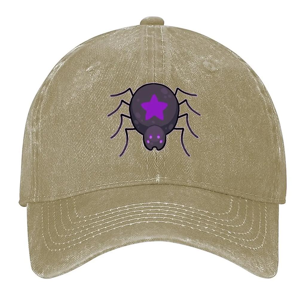 SPOOKY SPIDERS EMBLEM Baseball Cap Hat Beach Golf Vintage Hat Unisex Luxury Unisexs Luxury Womens