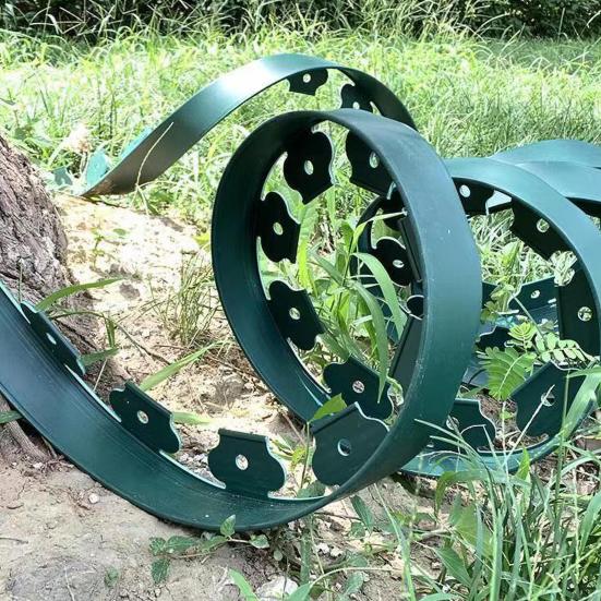 Комплект для ландшафтной окантовки без раскопок с гвоздями Гладкая износостойкость Простая установка L-образный комплект для ландшафтной окантовки Изоляционный пояс из камня и травы