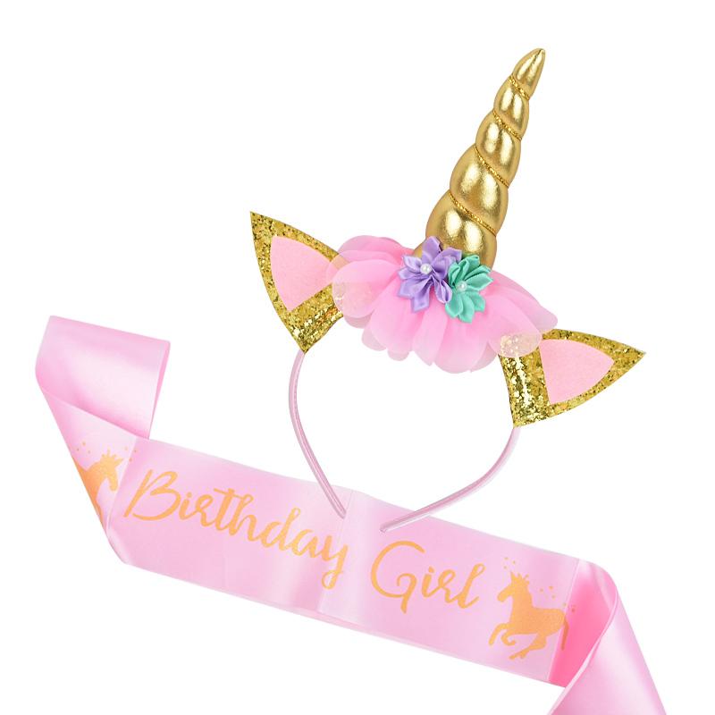 Набор одноразовой посуды для вечеринки в стиле единорога, бумажная тарелка, стакан, салфетка, единорог, воздушные шары, товары для украшения дня рождения для детей и девочек