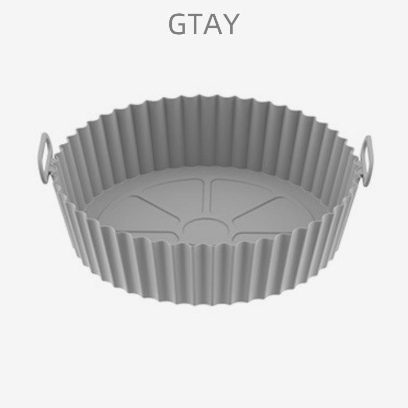 Силиконовая корзина для фритюрницы, многоразовый контейнер, аксессуары для духовки, противень для пиццы, жареная курица, форма для выпечки, защитный чехол для кухонного инструмента