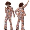 Halloween New Cosplay Disco Retro Hippie Hip Hop Party Costume