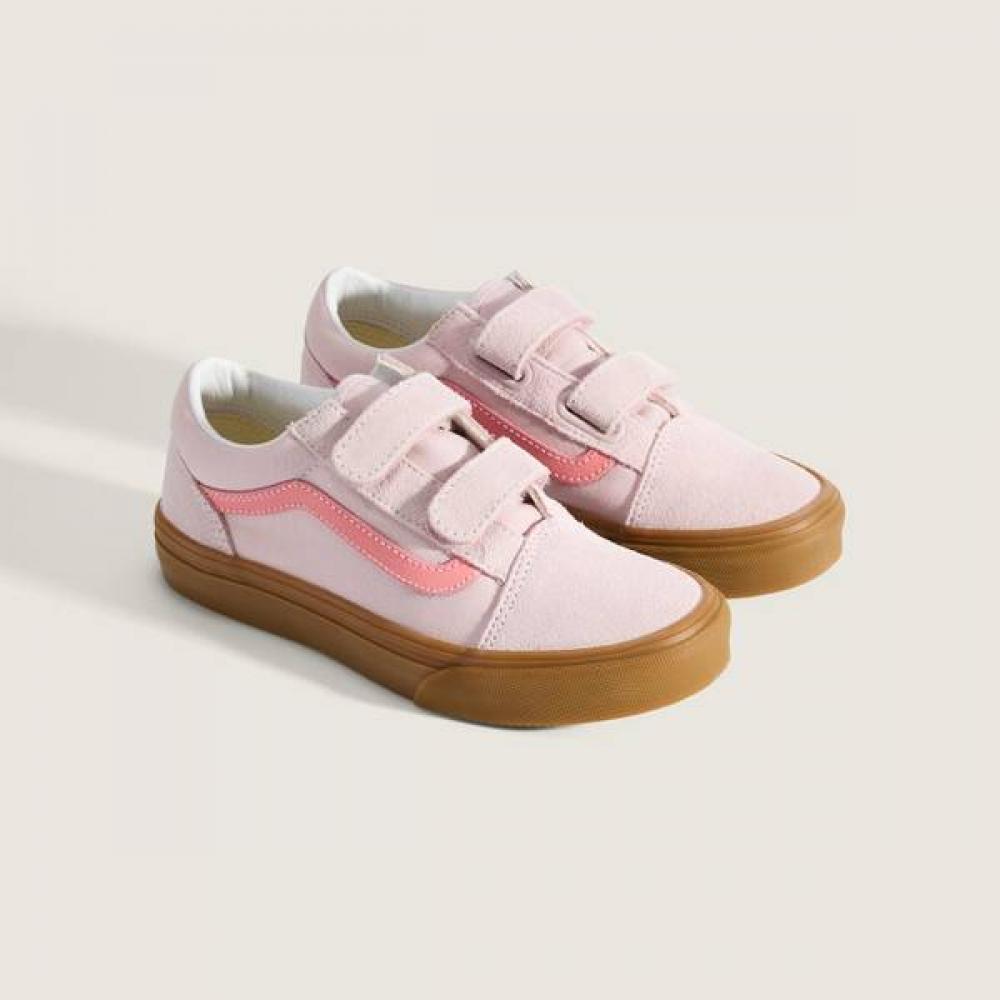 Vans Kids Old Skool Velcro Black Sole Vn000cyagsf