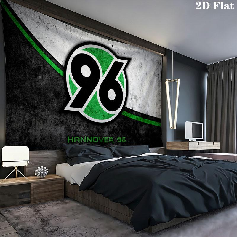 Hannover 96 Art Wall tapestry, aesthetic printed fabric blanket, suitable for bedroom, living room, and home decor.