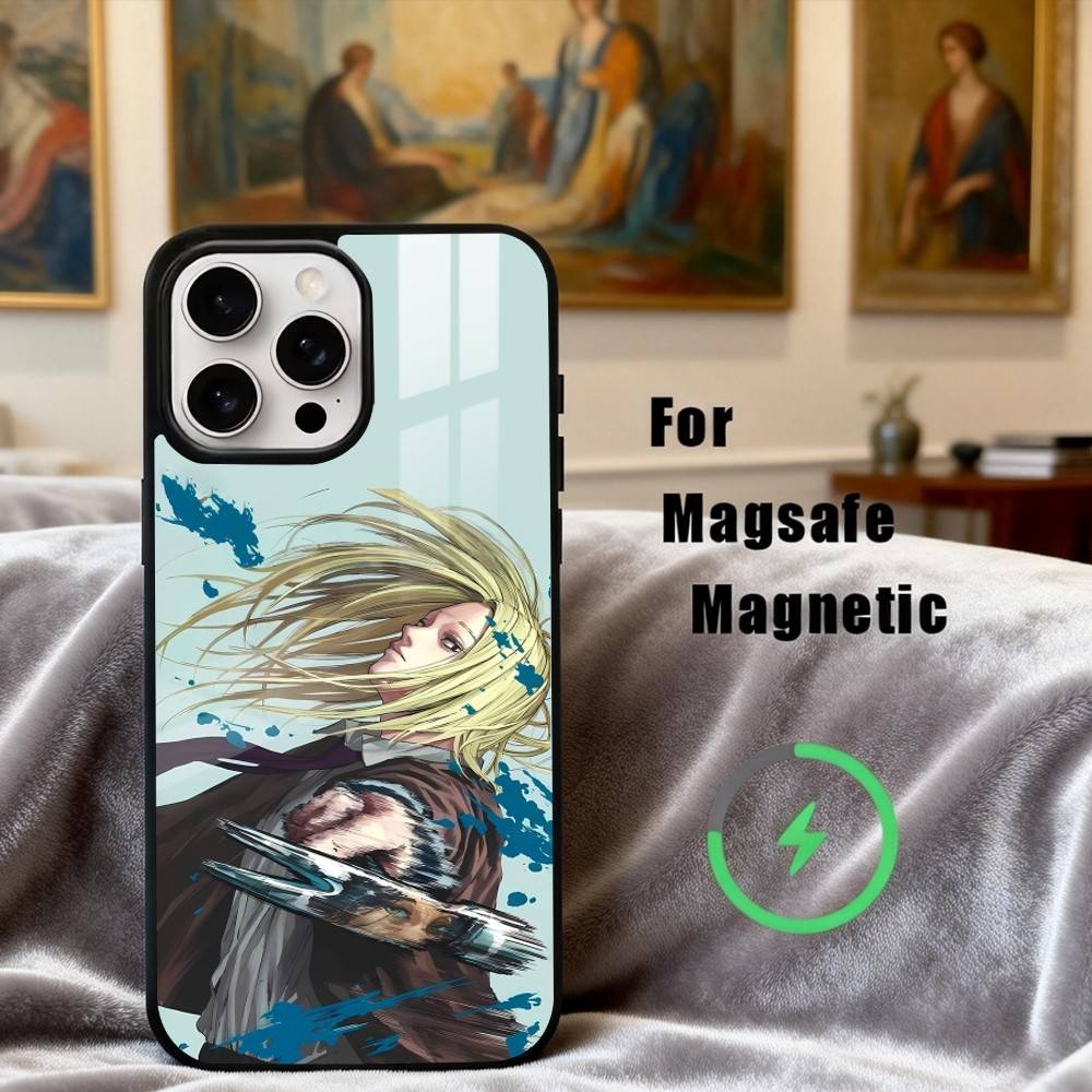 Чехол для телефона Anime S-Sakamoto-O D-Days Для iPhone17,16,15,14,13,12,11 Plus, С покрытием для магнитной беспроводной зарядки