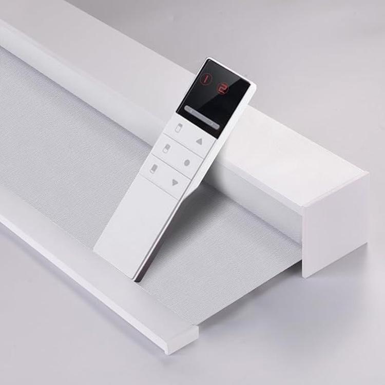 Motorized Roller Shades With Remote Control Blackout Smart Blinds Rechargeable Electric Window Shades