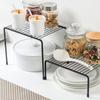 Single Layer Iron Kitchen Storage Rack Draining Seasoning Bottles Shelves Home Accessories   Dish