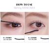ETUDE Curl Fix Mascara Skinny 3g Brush Waterproof Lower Lashes Clumping Gray [Etude Official] Ultra-fine Curl-holding (Skinny Brown)