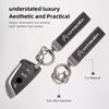 JOFT7 Suede Car Keyring Pendant Car Emblem Keychain For Citroen C1 DS3 C2 C3 Vts C4 Saxo C4L C5 C6 C8 Xsara C3-XR Picasso Berlingo