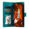 For iPhone 17 Pro Case Imprinted Totem Skin Feel Wallet Leather Phone Cover with Hand Strap