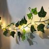 2M 20LED Листья Плюща Гирлянда Фея Гирлянды Партии Садовый Декор Лампа Домашний Декор Партии
