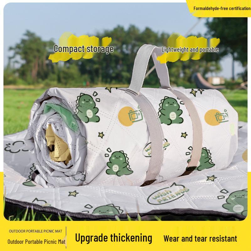Thickened Waterproof Outdoor Picnic & Camping Mat - Foldable, Moisture-Proof, Portable