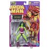 Hasbro MARVEL Marvel Comics Iron Man Comics Коллекционная фигурка в стиле ретро, блистерная упаковка F9029 Оригинальный продукт She-Hulk, 6 дюймов (15см) Фигура,