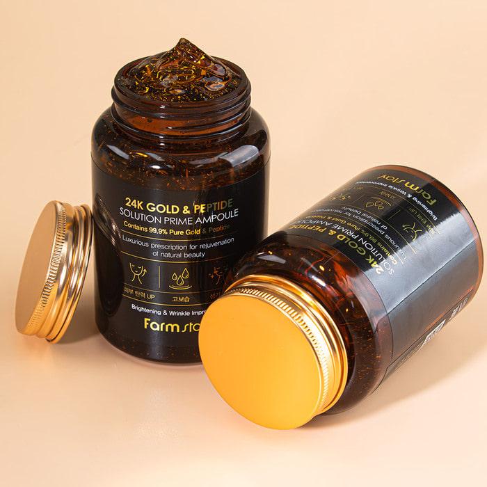 Farm Stay 24K Gold & Peptide Solution Prime Ampoule