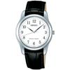 SEIKO SELECTION SCXP033 мужские унисекс наручные часы кварцевые на батарейке ширина корпуса 35 мм кожаный ремешок белый циферблат (полный дисплей с арабскими цифрами) нержавеющий