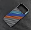 Магнитный чехол Kevlar для iPhone 17 Pro Max, Защитная крышка-оболочка с ощущением кожи для Apple 16PM