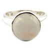 Handmade Silver Moonstone 'Heaven' Ring - 12x9mm