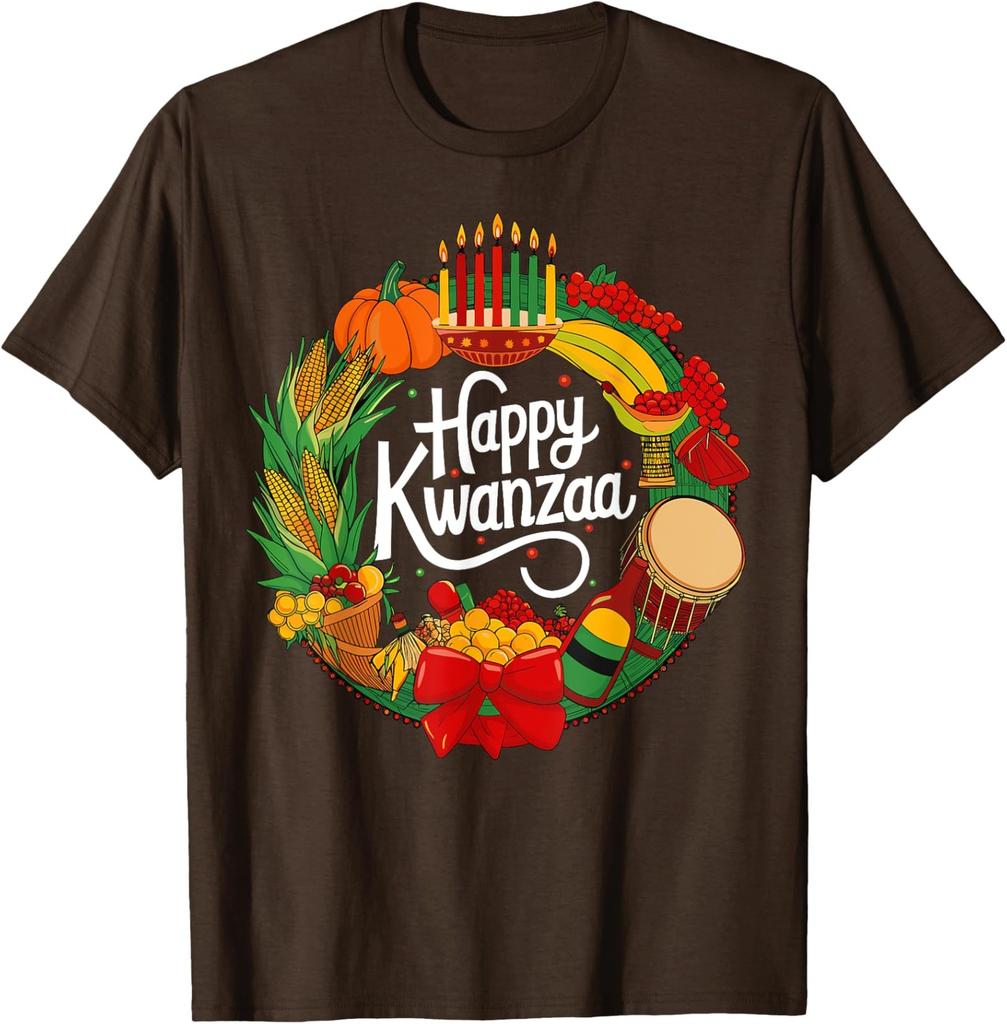 Happy Kwanzaa Blessing Harvest Holiday Unisex T-Shirt