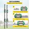 2PCS Linear Rail 0.78-66 Inch, Linear Bearings and Rails with 4PCS HSR20 Bearing Block, Linear Motion Slide Rails plus for DIY CNC Routers Lathes