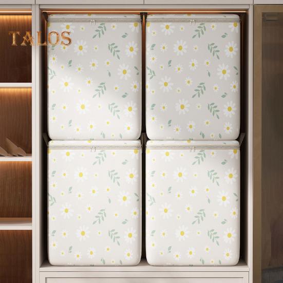 Сумка для хранения одеял, органайзер для одежды, игрушек с ручкой, застежка-молния, водонепроницаемый большой вместительный многоразовый контейнер для одежды из одеяла