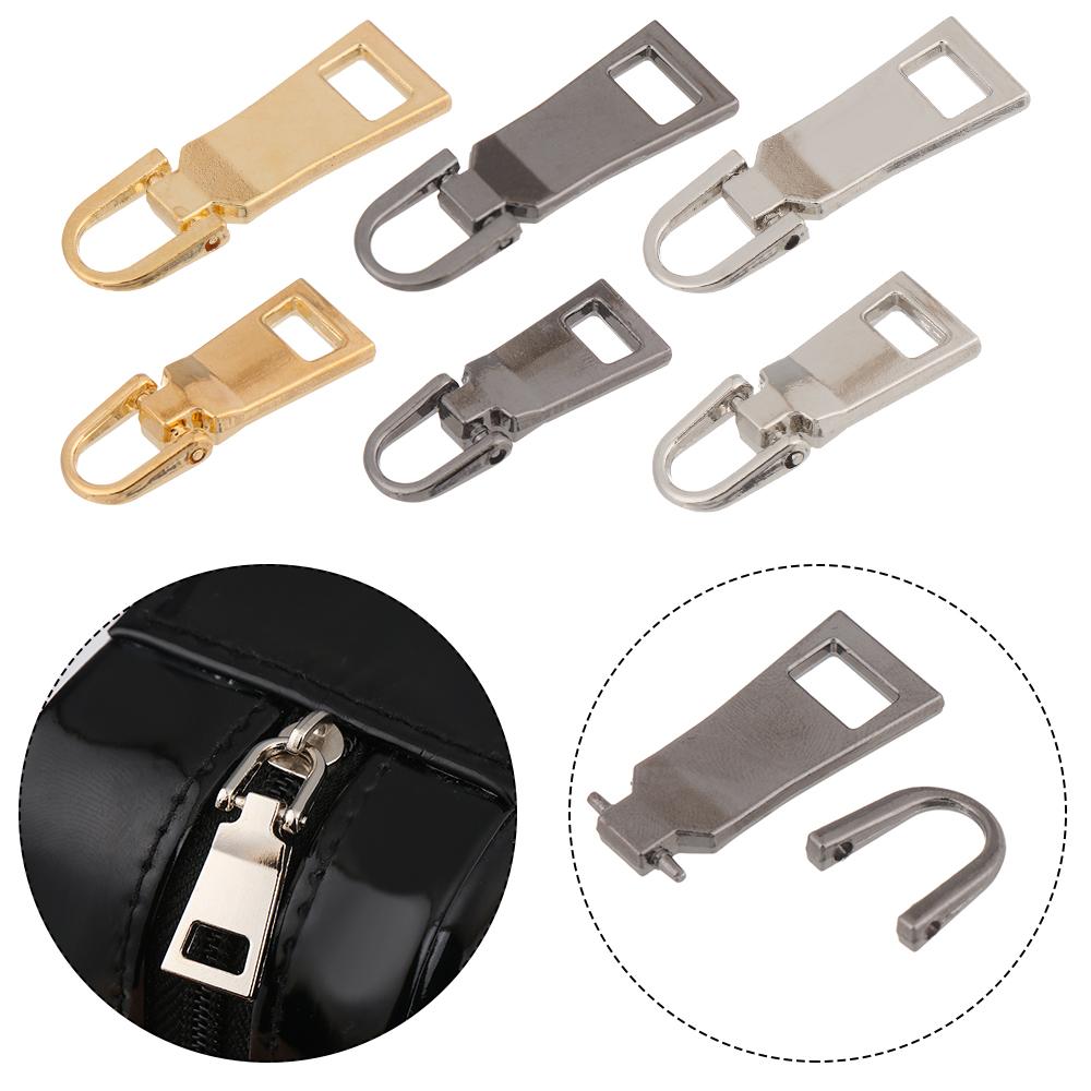 5pcs Bag Suitcase Detachable Zipper Repair Kit Metal Zipper Head Metal Zip Zipper Slider Zipper Pull
