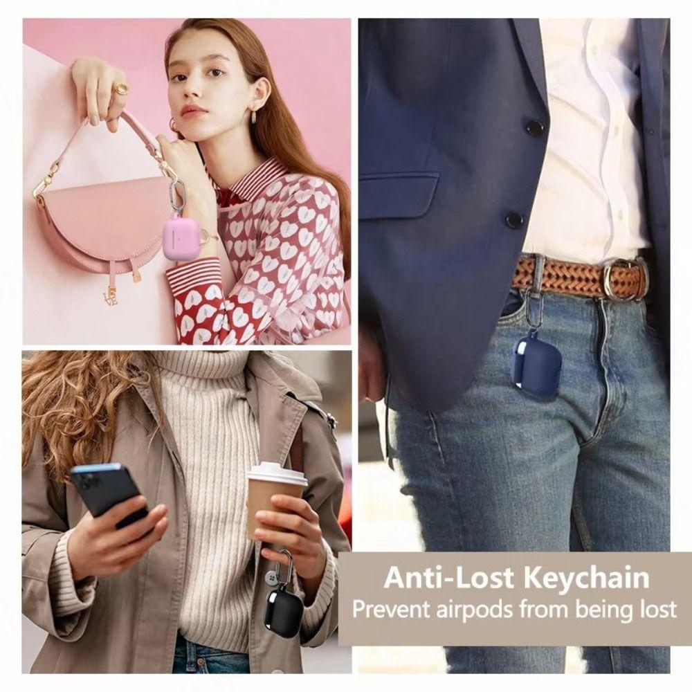 Противоударный чехол для наушников Силиконовый защитный чехол для Bluetooth-наушников для AirPods 4 2024