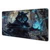 Игровой коврик Magic The Gathering Выдра-волшебник в зачарованном лесу с зонами структуры хода MTG mmmm Толстый прочный прошитый E