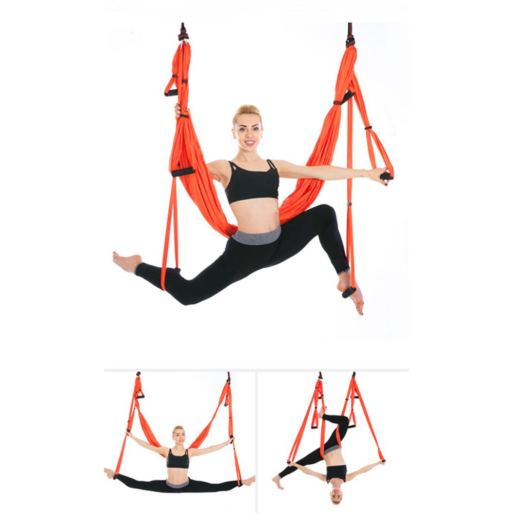 Антигравитационный воздушный гамак для йоги, набор ремней для инверсионных упражнений, премиальный воздушный шелковый пояс для йоги, качелей, пилатеса, домашний фитнес 250*150 см