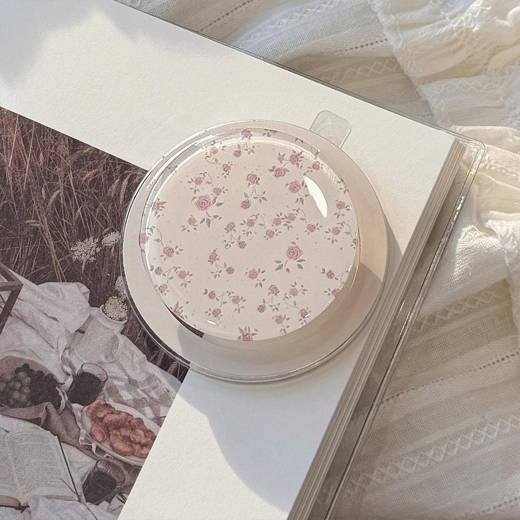 Маленький цветочный в стиле инс для магнитного держателя MagSafe, адсорбционный выдвижной держатель-подушка безопасности, нежный и красивый цвет