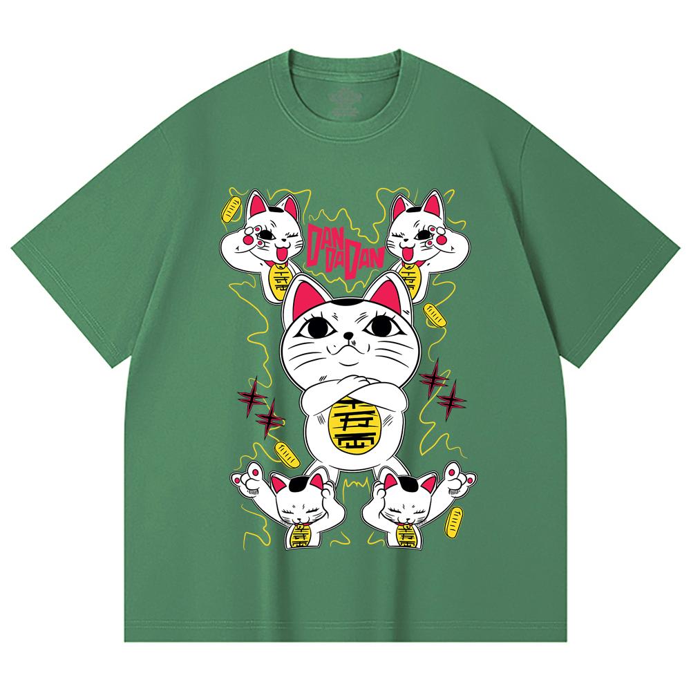 230 Gsm 100% Cotton DanDaDan V6 Turbo Granny Print Unisex Heavy Cotton T Shirt