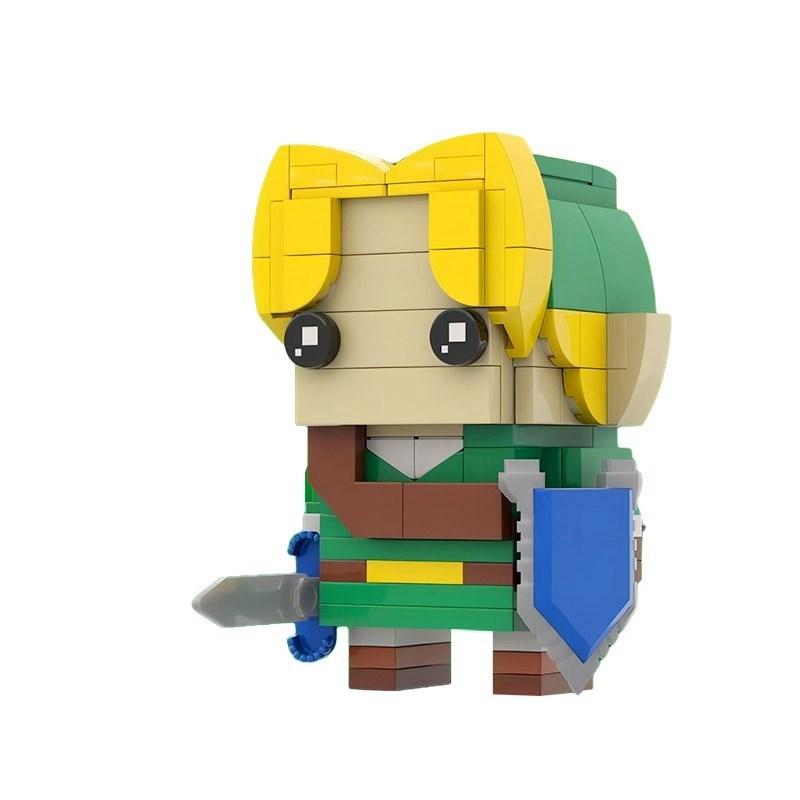Buildmoc Zeldaing Wild Breath Link Череп Kid Kass Lynel Brickheadz Аниме Фигурки MOC Строительные блоки Игрушки для детей
