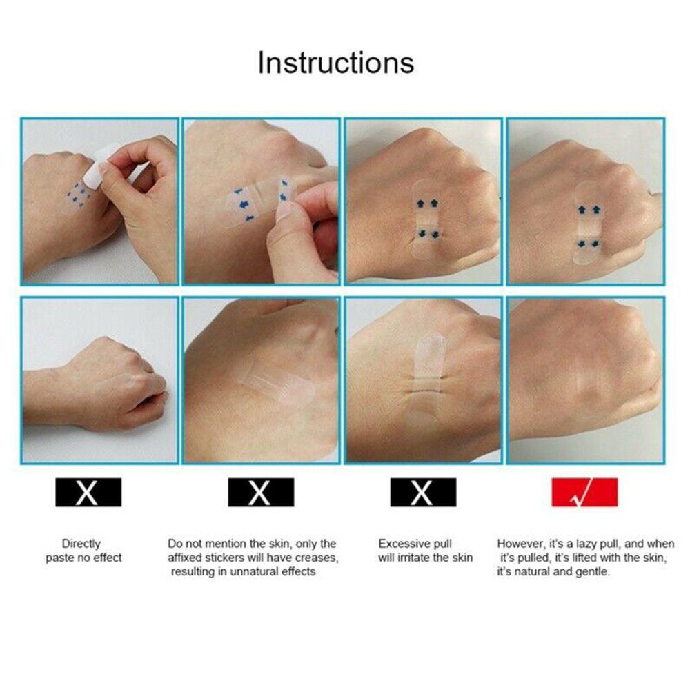 100pcs Durable New Beauty Tira Thin Face Patche Lifting Face Stickers Lift Tools Invisible