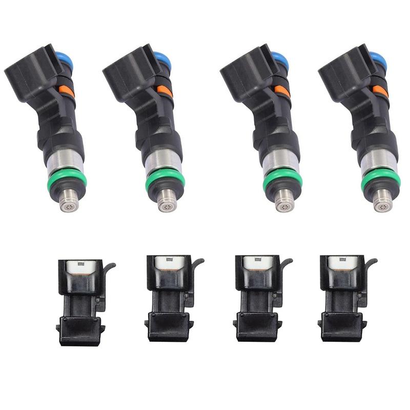 4 шт. Автомобильные форсунки подходят для 1999-2005 A4 Quattro 1.8T 20V 0280158117 550CC 0280158298 52lb Автозапчасти Автоадаптеры