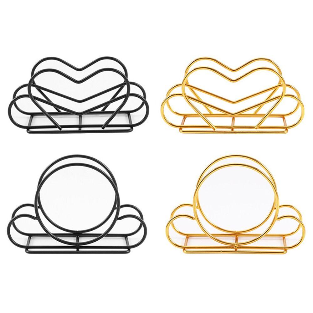 Металлические держатели для салфеток в скандинавском стиле, компактный вертикальный диспенсер для салфеток, стойка для хранения салфеток, для дома