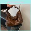 Retro Dumpling Crossbody Bag Stylish Square Bag Women Zipper Closure Use Casual