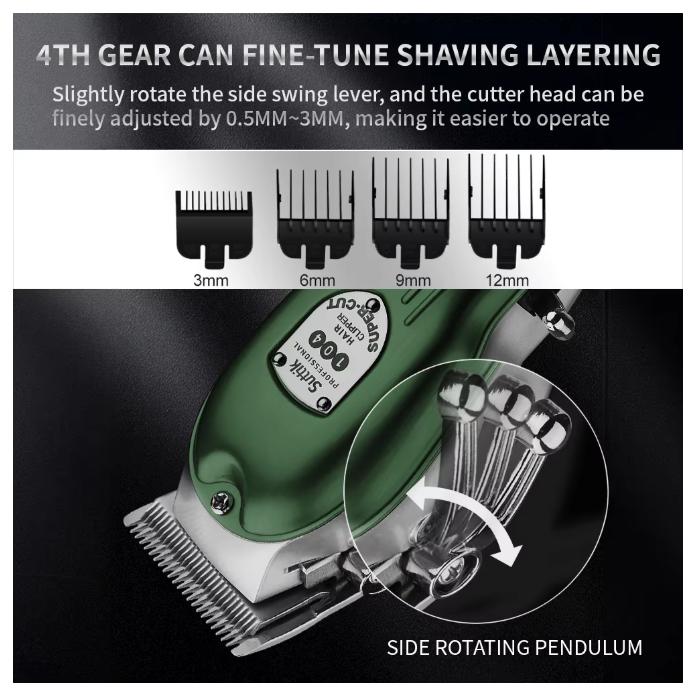Professional Dog Hair Clipper All Metal Rechargeable Pet Trimmer Cat Shaver Cutting Machine Pets Low Noice Grooming Haircut
