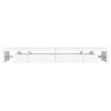 TV Cabinet with LED Lights White 290 x 36.5 x 40 cm