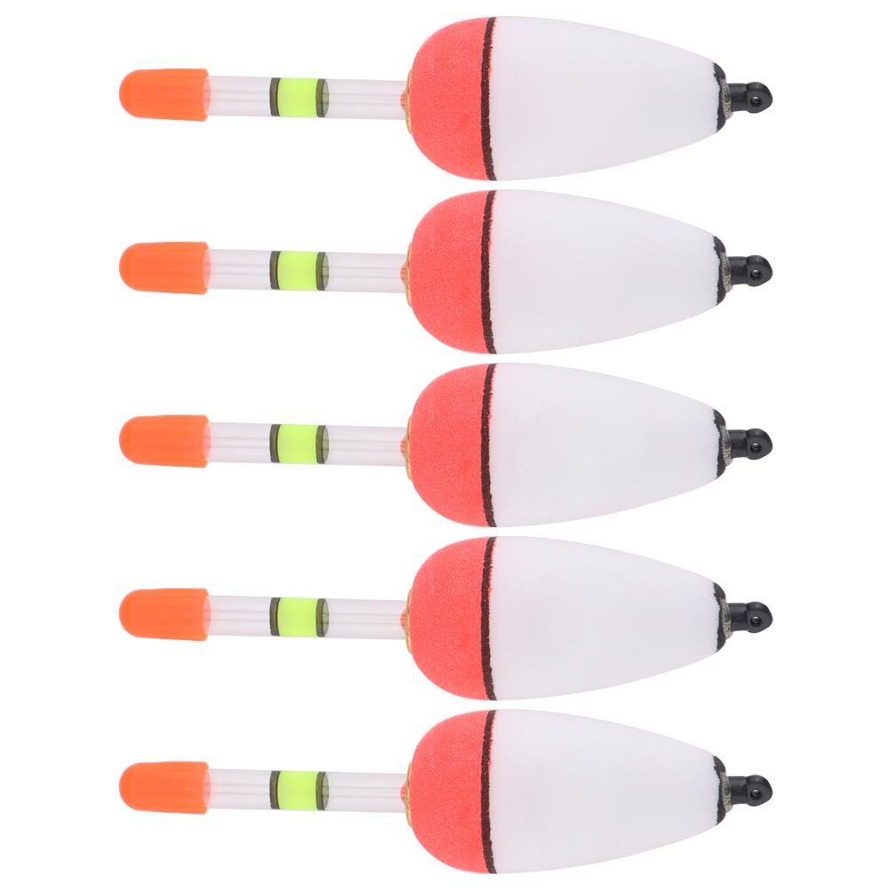 5PCS Long-range Casting Fishing Slip Bobbers EVA Foam Fishing Bobbers Fish Floats Sea Fishing