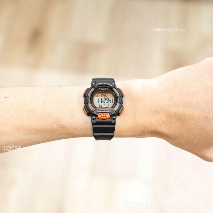 Casio Часы Casio Collection STL-S300H-1BJH Мужские Черно-оранжевые