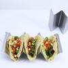 Stainless Steel Taco Holder Tortilla Serving Rack Reusable Taco Plates Burrito Rack for Kitchen Restaurant