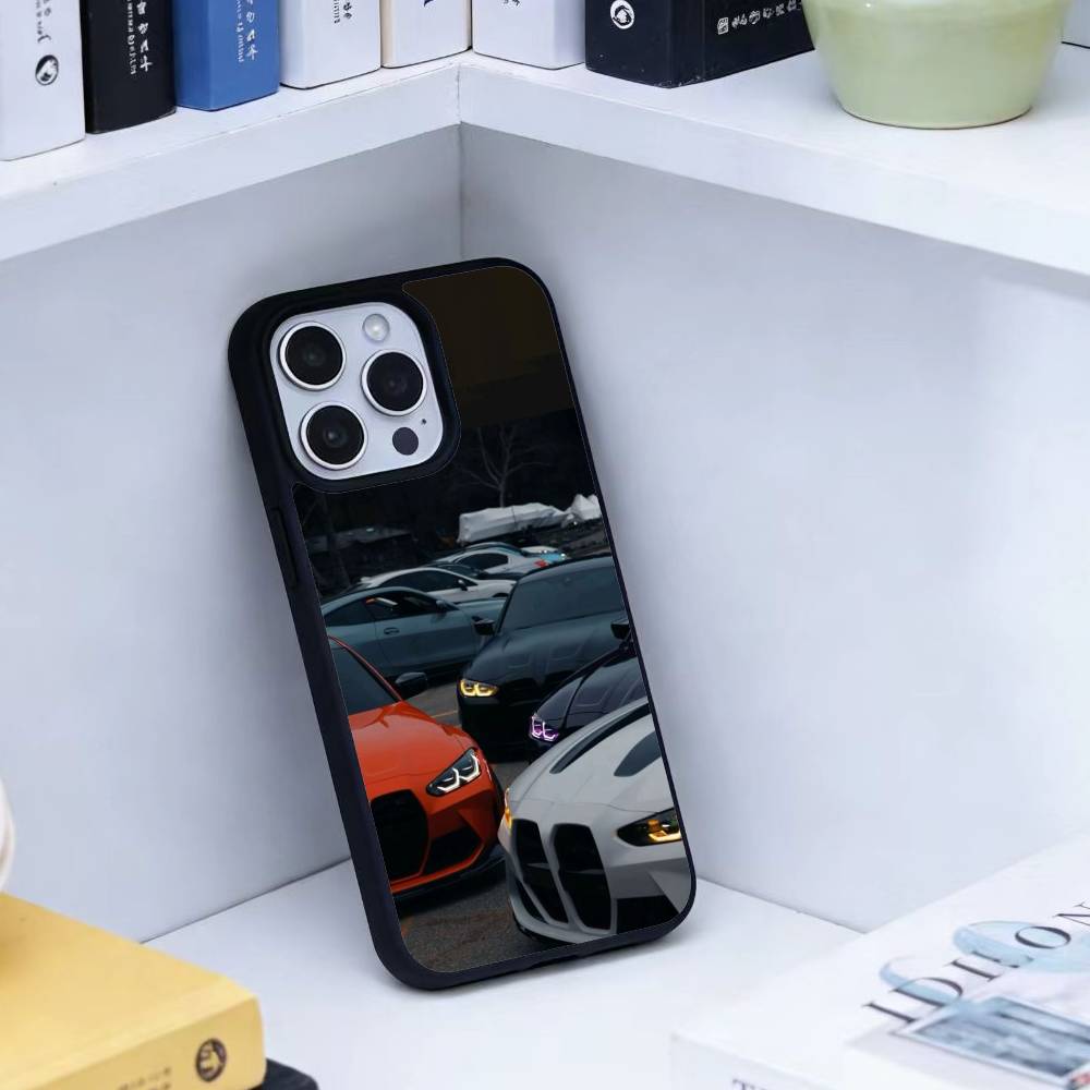 Крутой чехол для телефона со спортивной машиной для iPhone 14,16,15,13,17,12,Plus,Pro,Max Магнитный для Magsafe Матовый чехол