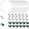 KX4B Greenhouse Stabilizing Clip Frame Clip for Commercial and Home Gardening Project