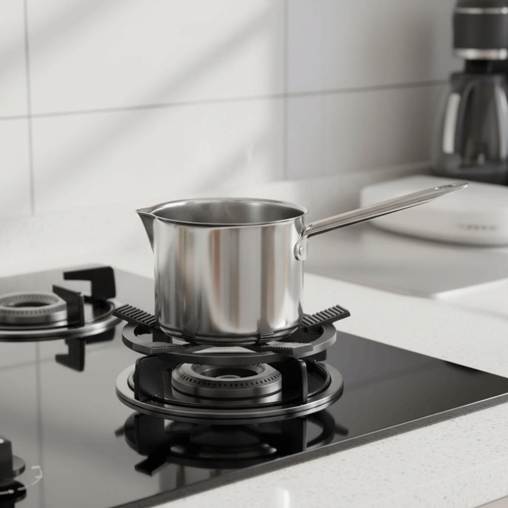 Чугунная подставка для газовых горелок, противоскользящая подставка-кольцо для вока, держатель для молочника, для приготовления на открытом воздухе