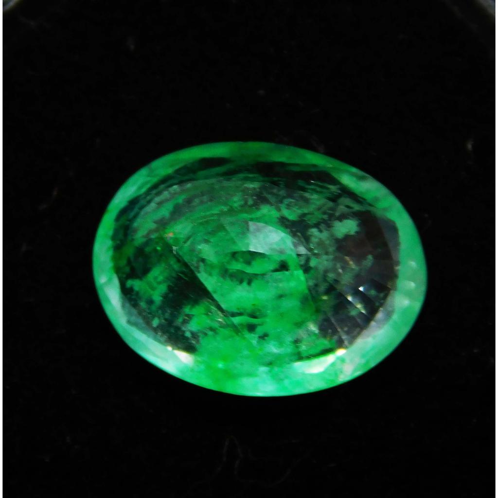 6 Carat Green Natural Colombian Emerald Loose Gemstone Oval Cut