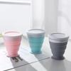 100/200/350mlTelescopic Portable Silicone Folding Cup Food Grade Water Cup Travel Drinking Ware Mug Outdoor Resin Coffee Handcup