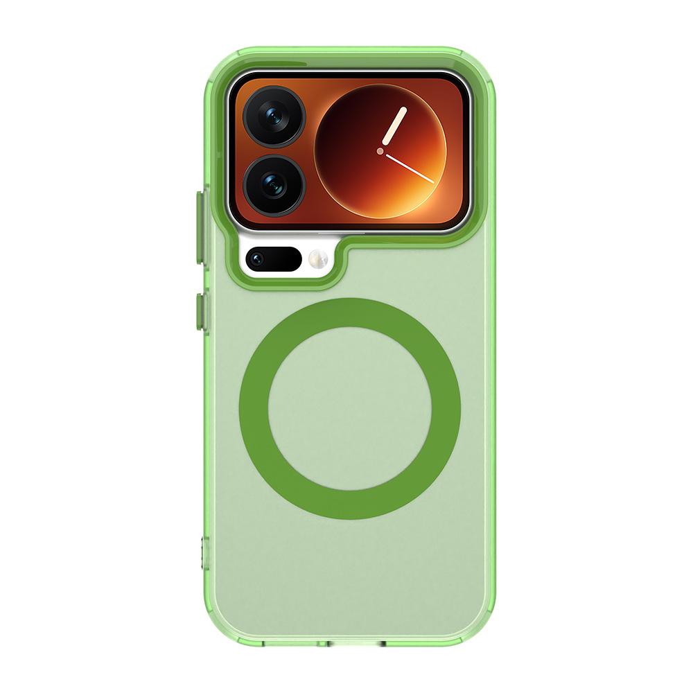 Подходит для Xiaomi 17ProMax конфетный магнитный чехол для мобильного телефона Xiaomi 15Pro матовый Xiaomi 14TPro защитный чехол