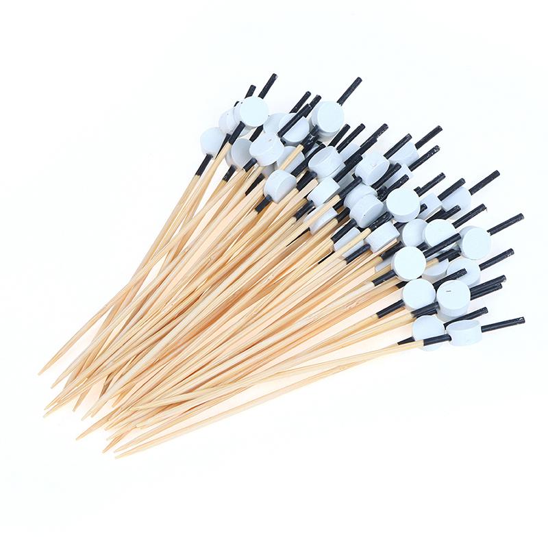 100X 12 см сердце бамбуковый выбор шведский стол торт фруктовая вилка вечерние десерт салат палочка