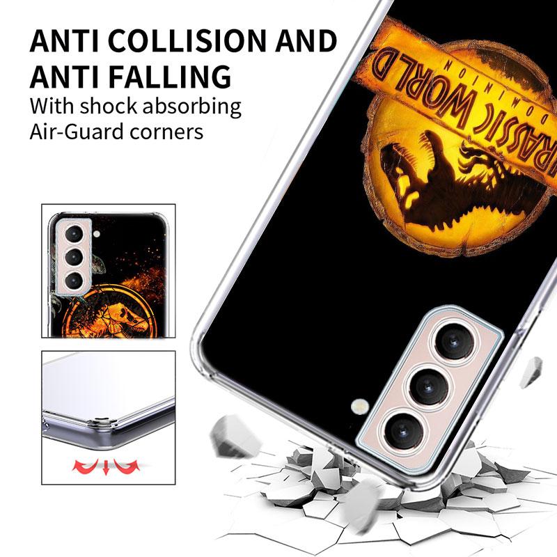 Jurassic World Phone Case For Samsung A16 A26 A36 A56 A17 A15 A25 A35 A55 A14 A24 A34 A54 A04S A05S Galaxy Note 20 10 9 8 A9 A8