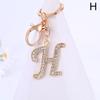 Fashion Letter Keychain Trendy Creative 26 English Letter Initial Resin Handbag Keyring Accessories For Women